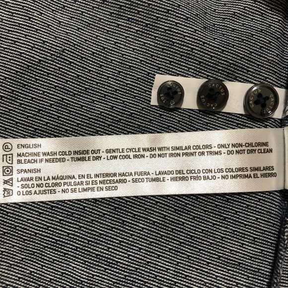 NWT Cactus Man Men’s Short Sleeve Collared Pullover Stretch Blue Polo Shirt M - Picture 10 of 11